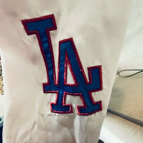 LA Dodgers Jacket- Japan Olympics - L - Red Blue - LA Dodgers Jersey Jacket - Picture 9 of 12